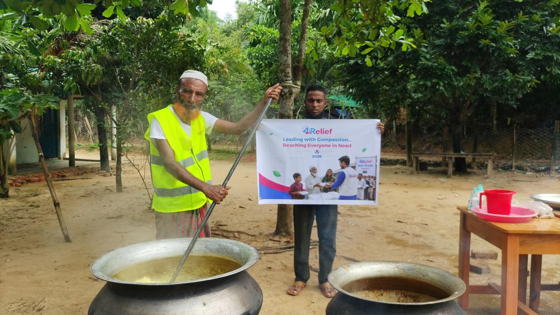 Charitable kitchens and hot meals project